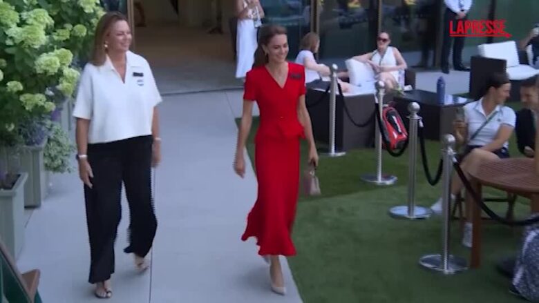 Wimbledon 2026, l’arrivo della principessa Kate per la finale del singolare femminile