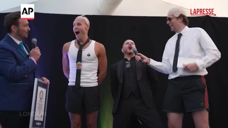 Pitbull, in migliaia travestiti come il rapper: il nuovo Guinness World Record
