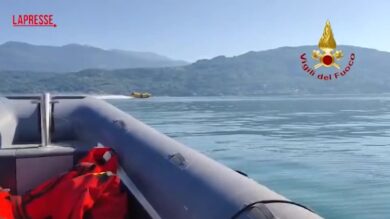 Piemonte, Canadair in azione per domare incendi nel Verbano-Cusio-Ossola