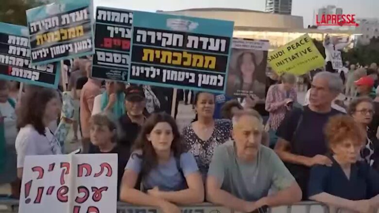 Israele, a Tel Aviv manifestanti in piazza contro il governo