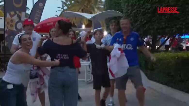 Mondiali 2026, Inghilterra-Norvegia: la gioia dei tifosi inglesi a Miami dopo la vittoria