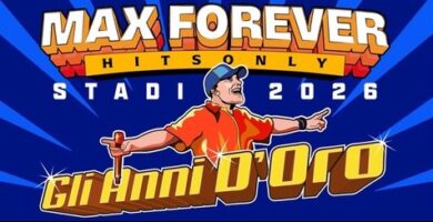 “Max Forever”, stasera il gran finale del tour di Max Pezzali negli stadi di tutta Italia