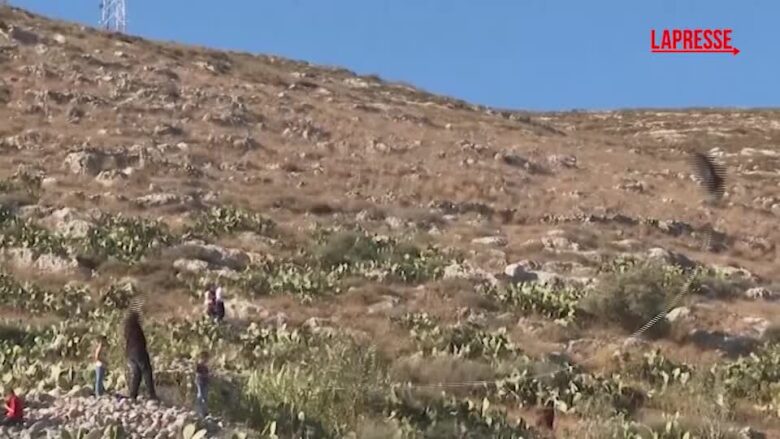 Cisgiordania, decine di bambini fanno volare i loro aquiloni: la protesta contro l'occupazione israeliana