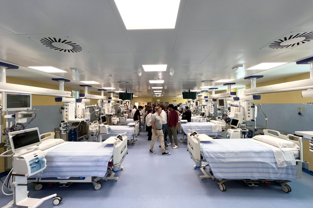 Policlinico Umberto I, dentro la nuova terapia intensiva ad alto biocontenimento Policlinico Umberto I, dentro la nuova terapia intensiva ad alto biocontenimento