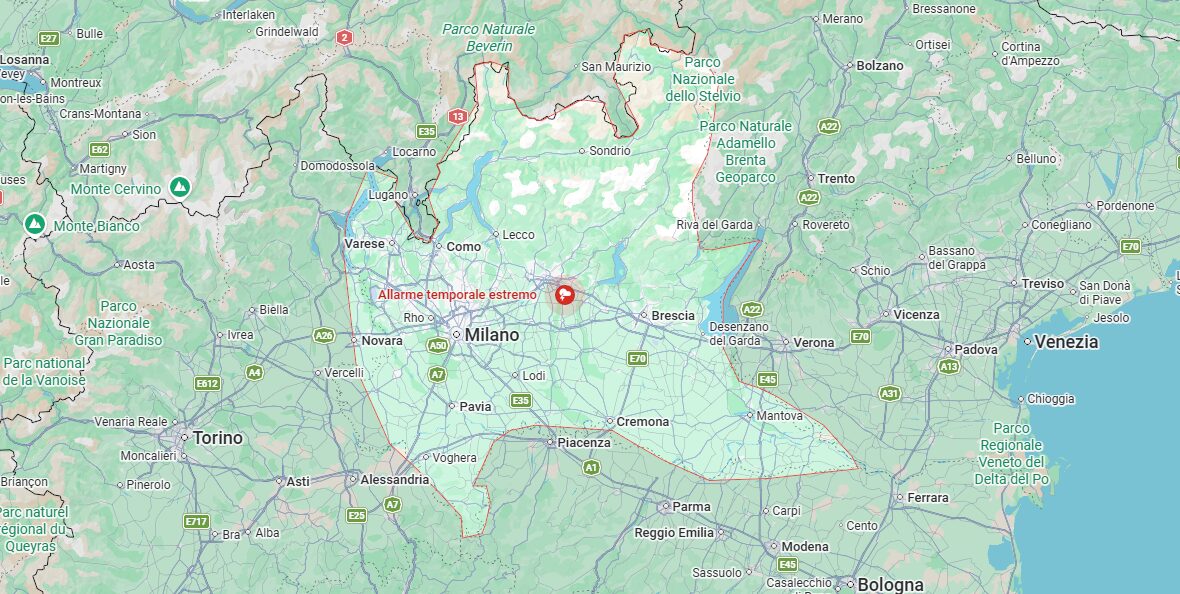 allarme temporale estremo in lombardia l8217alert sui cellulari da Lapresse.it allarme temporale estremo in lombardia l8217alert sui cellulari