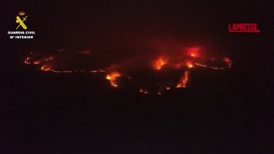 Spagna, ancora incendi: bruciano le regioni di Aragona e Madrid