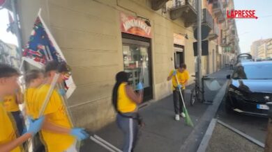 Torino: pulizia collettiva del quartiere Barriera di Milano