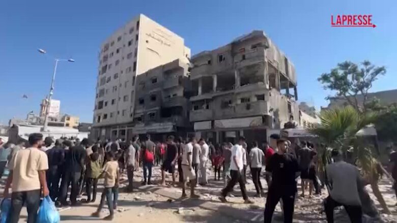 Gaza, attacchi aerei israeliani: le immagini della devastazione