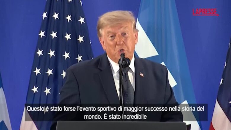 Mondiali 2026, Trump: "È stato il più grande evento sportivo della storia"