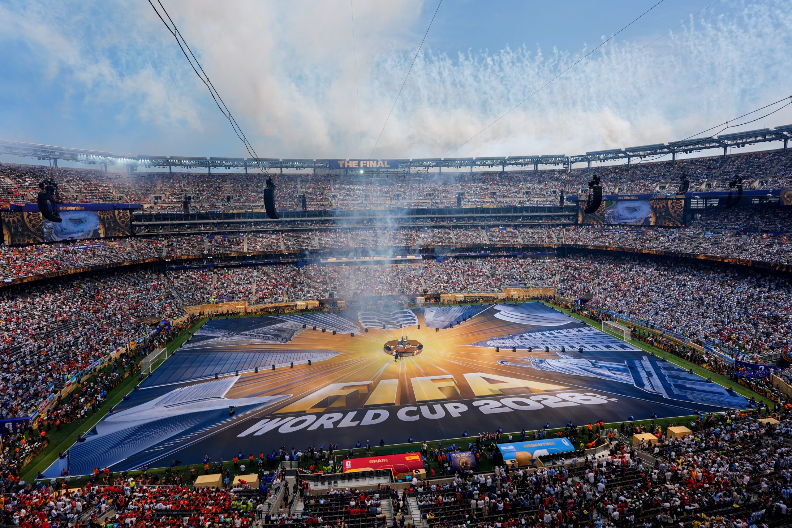 Mondiali 2026, la cerimonia di chiusura tra musica, star e spettacolo: così il MetLife Stadium ha aperto la finale Mondiali 2026, la cerimonia di chiusura tra musica, star e spettacolo: così il MetLife Stadium ha aperto la finale