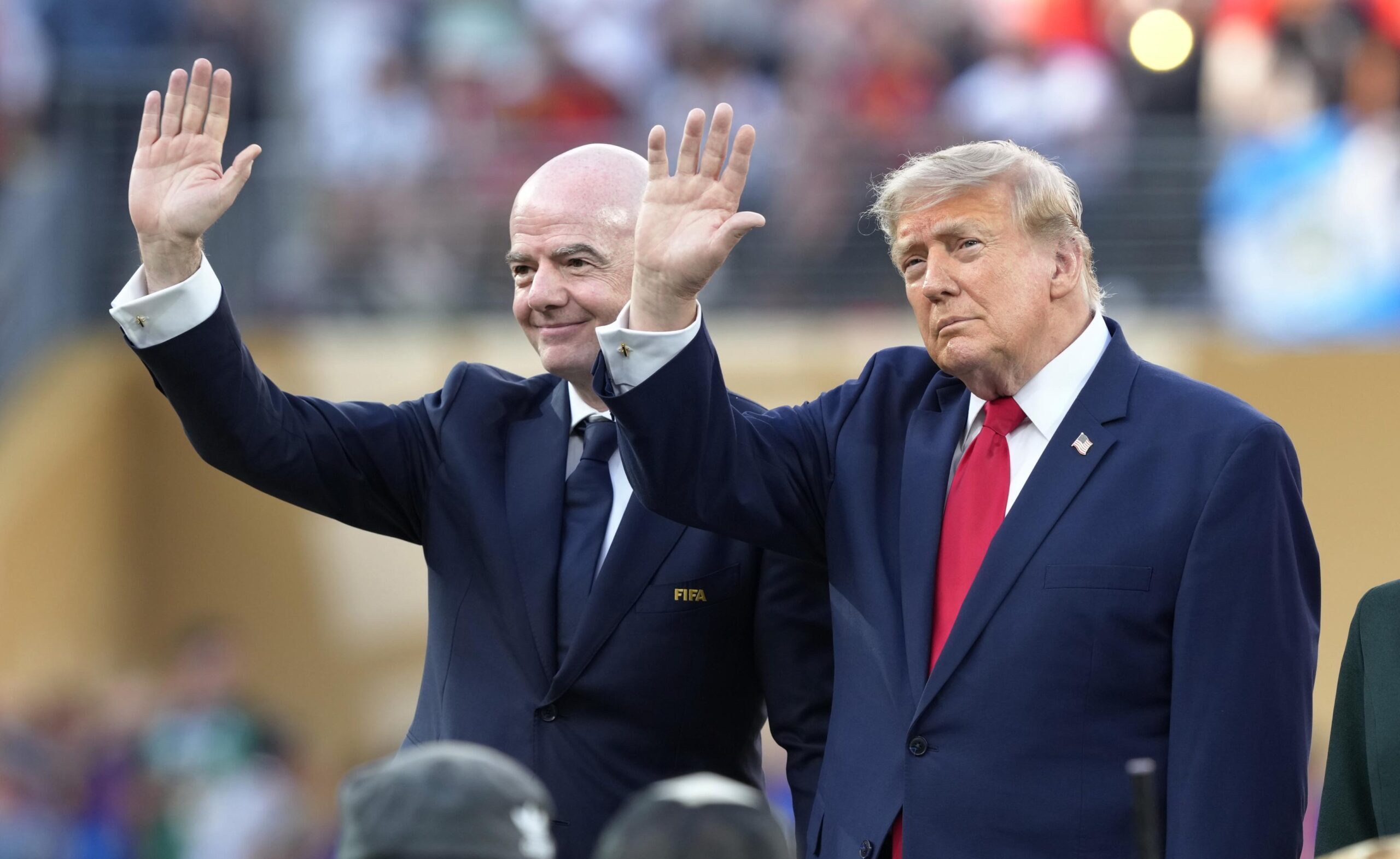 Mondiali 2026, Donald Trump contestato alla premiazione di Spagna-Argentina: le foto Mondiali 2026, Donald Trump contestato alla premiazione di Spagna-Argentina: le foto