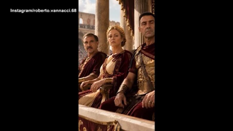 Vannacci posta video AI, in anfiteatro romano 'ordina' morte Schlein e Conte