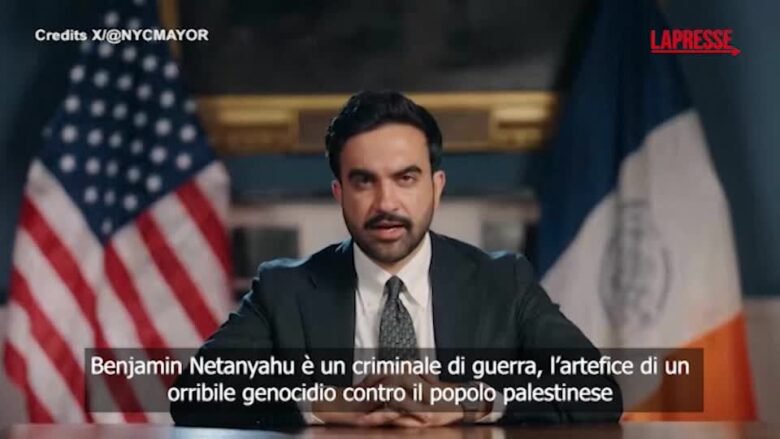 Il sindaco di New York Mamdani: “Netanyahu è un criminale di guerra”