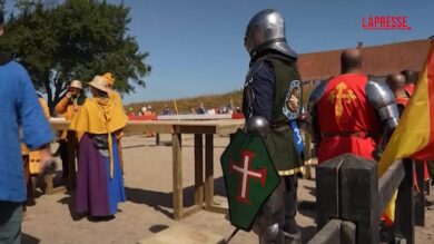 Danimarca, in un castello rivive la lotta medievale