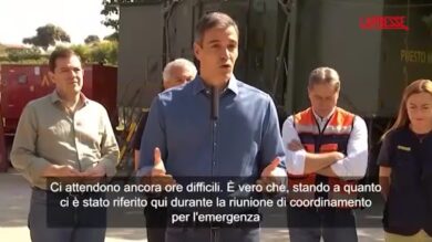 Incendi in Spagna, Sanchez: "Ci attendono ore diffiicili"