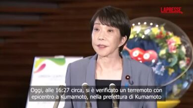 Sisma in Giappone, premier Takaichi: "Priorità è sicurezza cittadini"