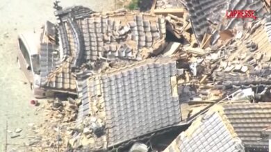 Terremoto in Giappone, le immagini della distruzione dall'alto
