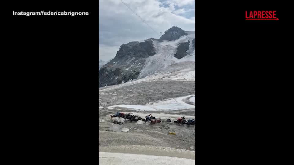 Caldo, video denuncia di Brignone: il Plateau Rosa è senza neve e non può allenarsi