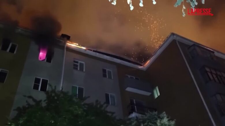 Ucraina, droni di Kiev sulla regione russa di Belgorod: le immagini della distruzione