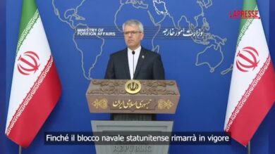 Iran, Baghaei: "Hormuz non sarà sicuro finché il blocco navale Usa rimarrà in vigore"