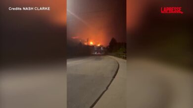 Incendi in Canada, i video delle fiamme riprese dai residenti