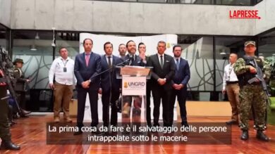 Terremoto in Colombia, il presidente de la Espriella: "Priorità è salvare gli intrappolati sotto le macerie"
