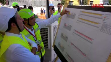Roma, Salvini al cantiere Rfi del Pigneto: “Da qua passeranno circa 8 milioni di persone”