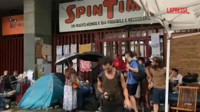 Spin Time, la pioggia mette in difficoltà il presidio