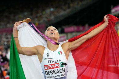 Europei atletica 2026, Dariya Derkach oro nel salto triplo
