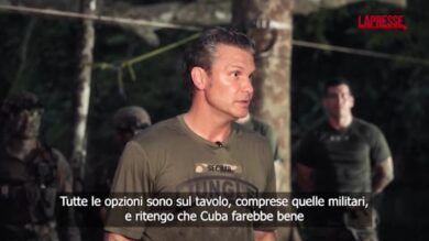 Stati Uniti, il monito di Hegseth a Cuba: "Tutte le opzioni sono sul tavolo, comprese quelle militari"