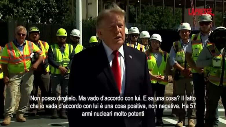 Corea del Nord, Trump: "Kim ha armi nucleari, bene che io vada d'accordo con lui"