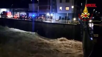 Maltempo, evacuato campeggio nella bergamasca minacciato da frana e innalzamento torrente