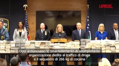 New York, sequestrati 10 milioni di euro di cocaina