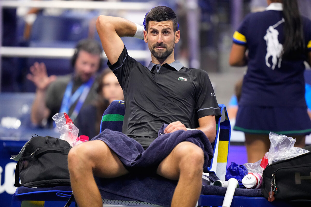 us open 2026 djokovic fuori al primo turno il malore e la delusione 8211 le foto da Lapresse.it us open 2026 djokovic fuori al primo turno il malore e la delusione 8211 le foto
