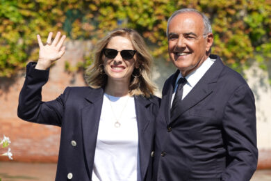 Greta Scarano e Alberto Barbera dell'83ma Mostra Internazionale d'Arte Cinematografica di Venezia (Foto Gian Mattia D’Alberto/LaPresse)
