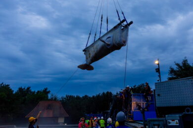 Canada: la beluga Tofino lascia Marineland (Carlos Osorio/The Canadian Press via AP)