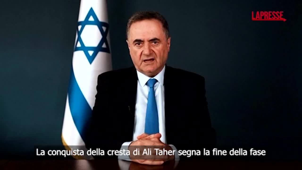 Libano, Katz: "Con conquista Ali Taher consolidata zona sicurezza nel sud"