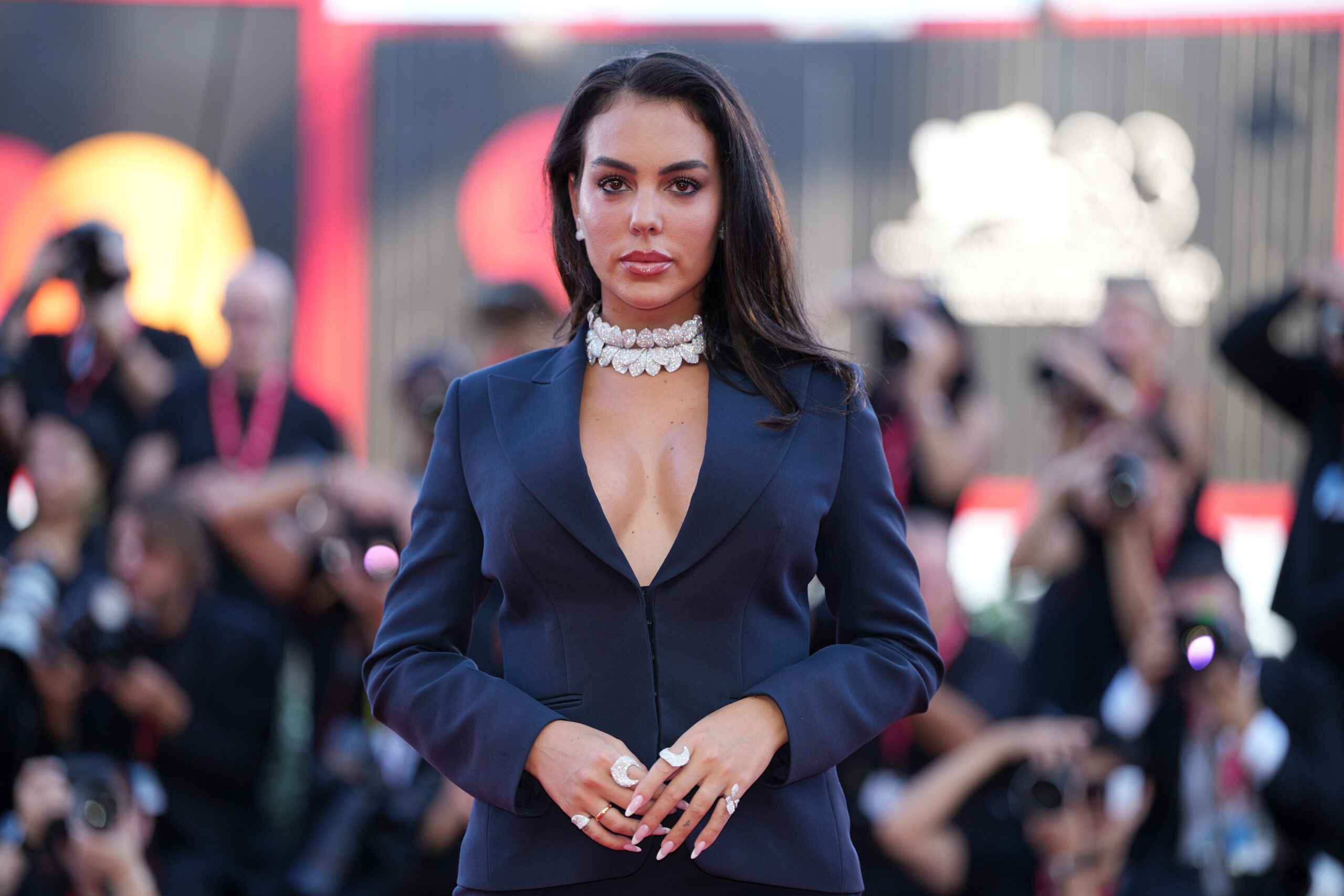 Mostra Cinema Venezia 2026, Georgina Rodriguez sul red carpet del film Mr. Nelso