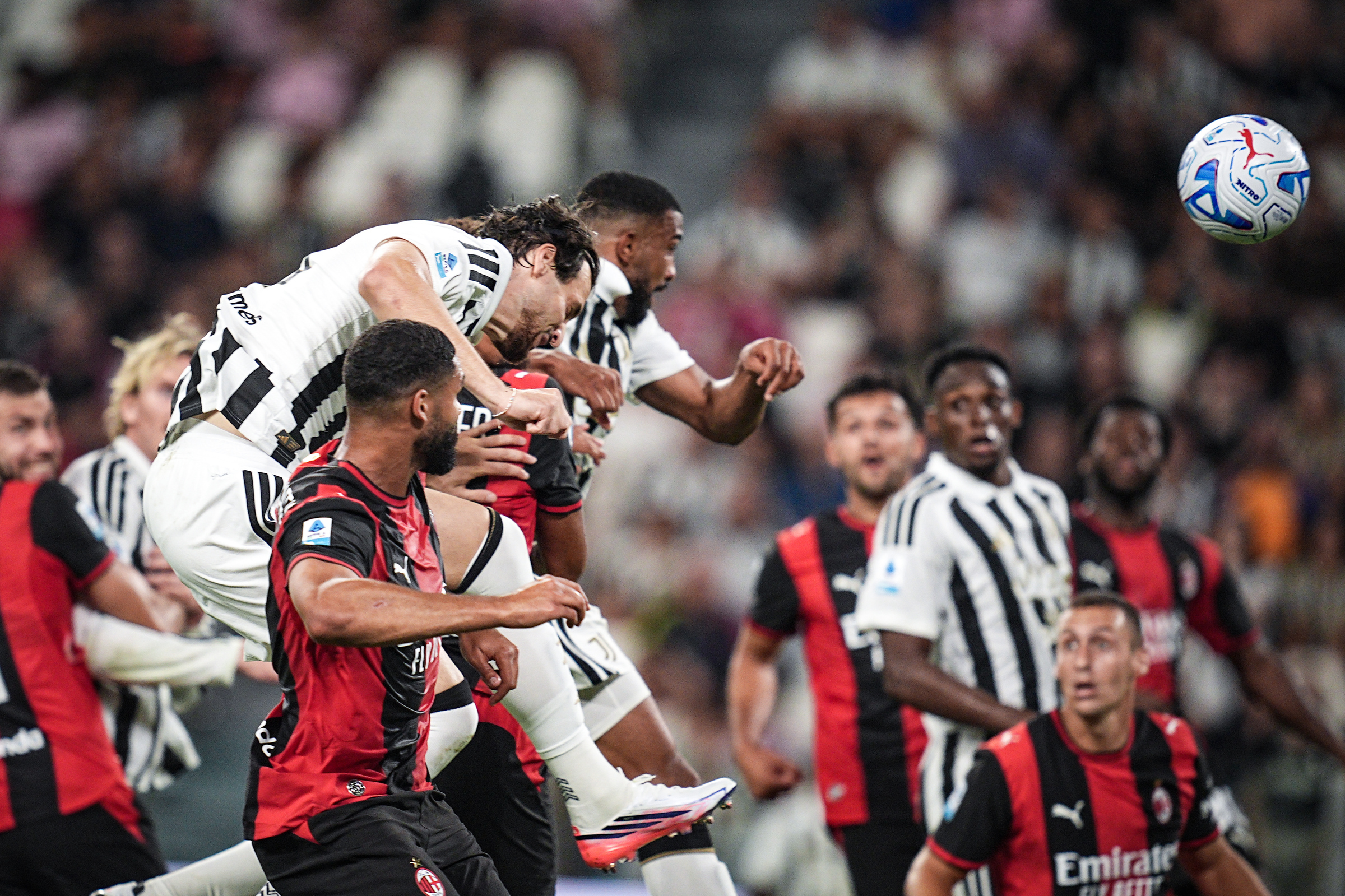 Serie A, Juventus-Milan 1-1