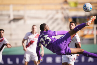 Beto della Fiorentina in azione durante la partita di Serie A tra Fiorentina e Torino allo stadio Artemio Franchi di Firenze, Italia - Sabato 5 settembre 2026 - (Foto di Massimo Paolone/LaPresse)