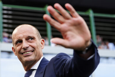 L'allenatore del Napoli Massimiliano Allegri durante la partita di Serie A tra Inter e Napoli allo stadio San Siro di Milano, Italia - 5 settembre 2026. Sport - Calcio (Foto di Fabio Ferrari/LaPresse)