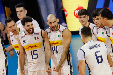 Europei pallavolo 2026, Italia-Grecia 3-0
