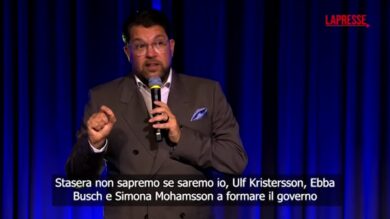 Svezia, Åkesson (Democratici): "Non sappiamo chi formerà il governo, ma festeggiamo i successi della nostra squadra"
