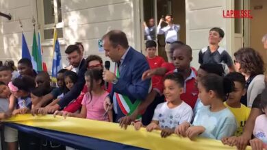 Torino, sindaco Lo Russo inaugura la nuova scuola Pestalozzi