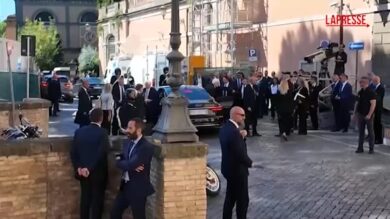 Funerali Emma Bonino, l'arrivo di Mattarella e Meloni in Campidoglio