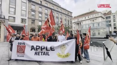 Sciopero dipendenti Apple nel giorno degli iPhone 18 Pro: la protesta a Milano