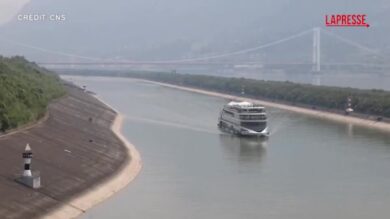 In Cina c'è l'ascensore per navi più grande del mondo