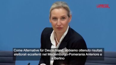 Elezioni in Germania, Weidel (AfD): “Abbiamo ottenuto un risultato gigantesco”
