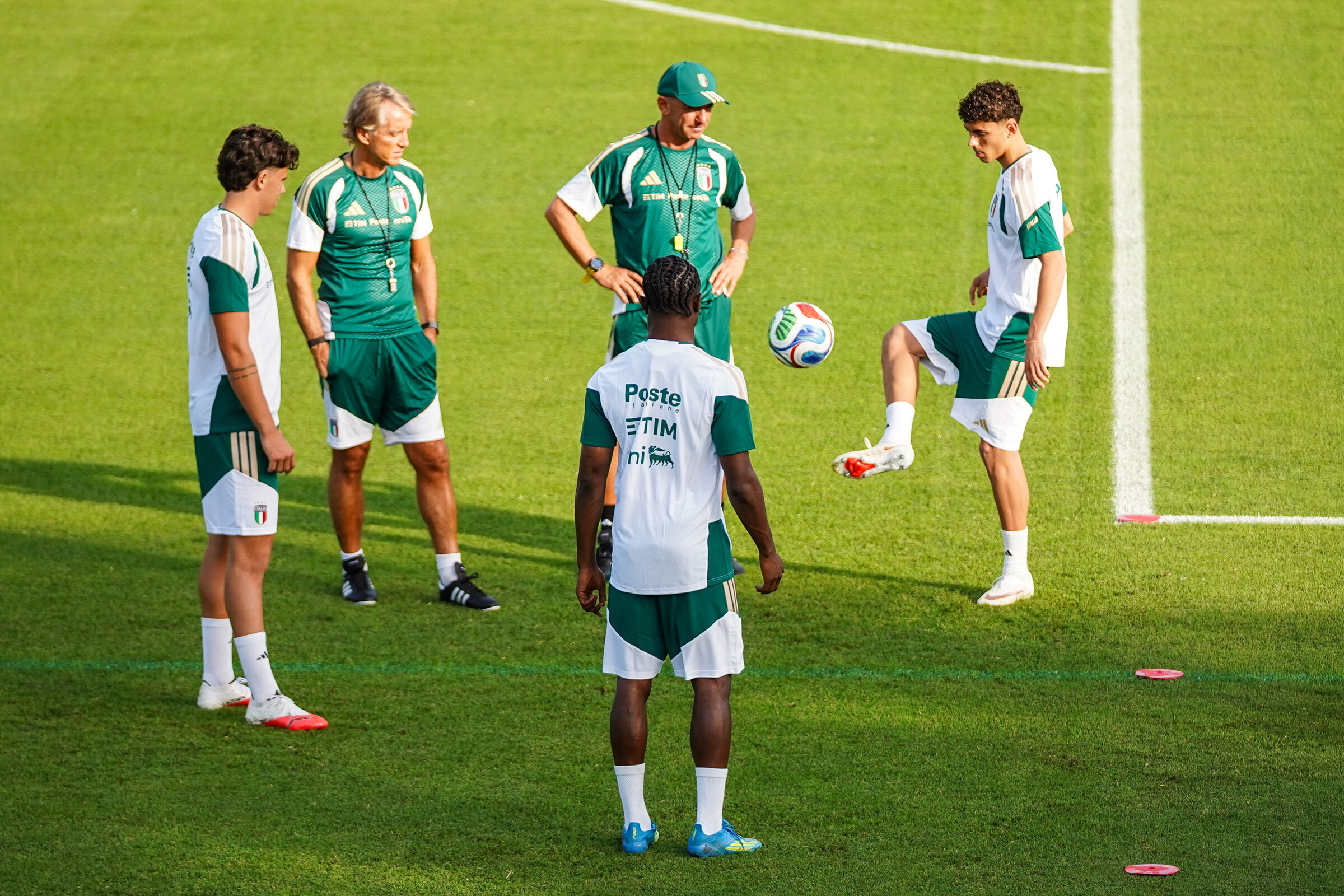 A Coverciano l’Italia di Mancini si allena in vista della Nations League – Le fo