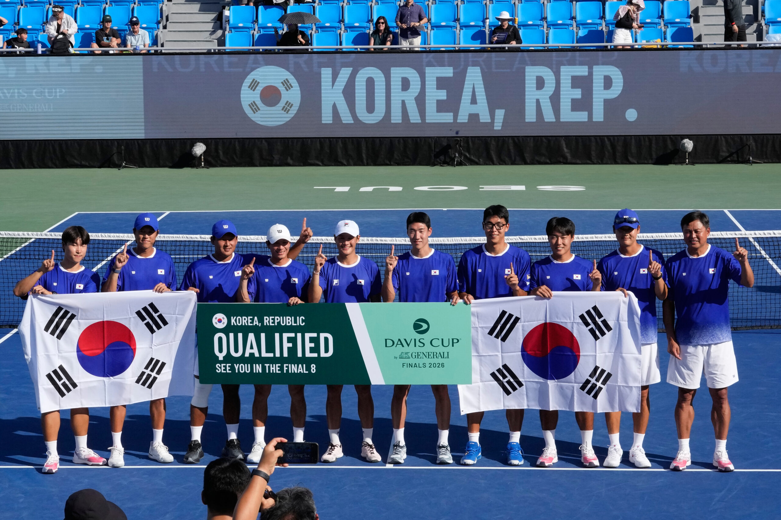 Coppa Davis 2026, Italia-Corea del Sud ai quarti: i precedenti